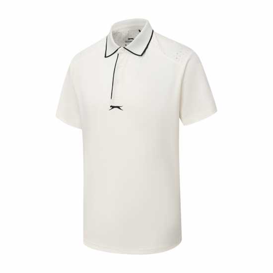 Slazenger Блуза С Яка Men's Tennis Short Sleeve Performance Polo Shirt White 