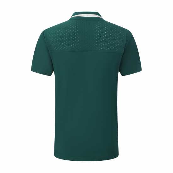 Slazenger Блуза С Яка Men's Tennis Short Sleeve Performance Polo Shirt Green 