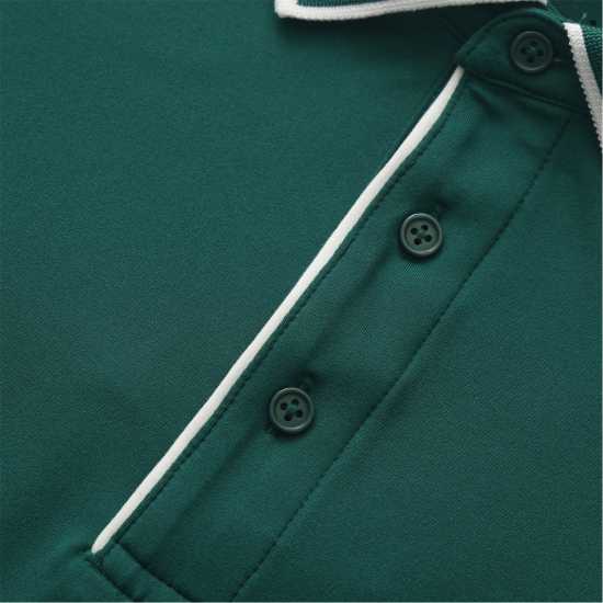 Slazenger Блуза С Яка Men's Tennis Short Sleeve Performance Polo Shirt Green 