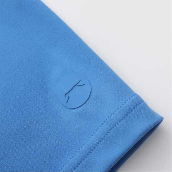 Slazenger Блуза С Яка Men's Tennis Short Sleeve Performance Polo Shirt Blue 