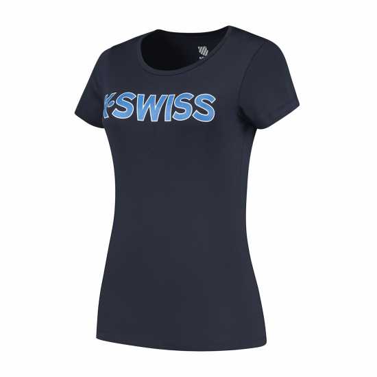 Бадминтон K Swiss Essentials T-Shirt Womens Морска синьо K Swiss Essentials T-Shirt Womens Морска синьо Бадминтон