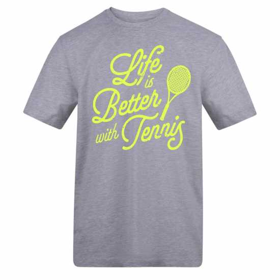 Awd Adults Printed Tennis Tee Better 