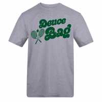 Awd Adults Printed Tennis Tee Deuce Bag Awd Adults Printed Tennis Tee Deuce Bag