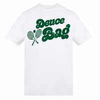 Awd Adults Printed Tennis Tee Deuce Bag Awd Adults Printed Tennis Tee Deuce Bag