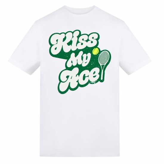 Awd Adults Printed Tennis Tee Kiss My Ace 