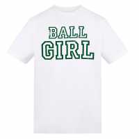Awd Adults Printed Tennis Tee Ball Girl Awd Adults Printed Tennis Tee Ball Girl