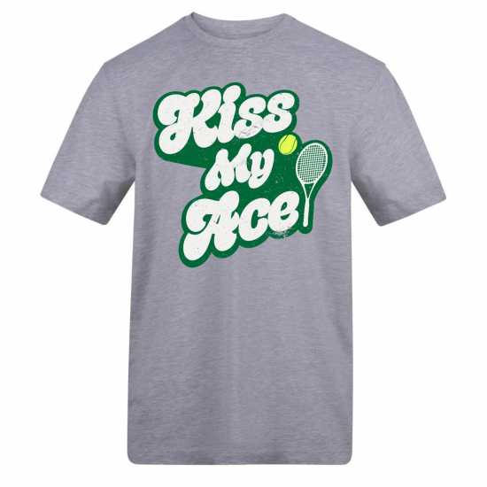 Awd Adults Printed Tennis Tee Kiss My Ace 