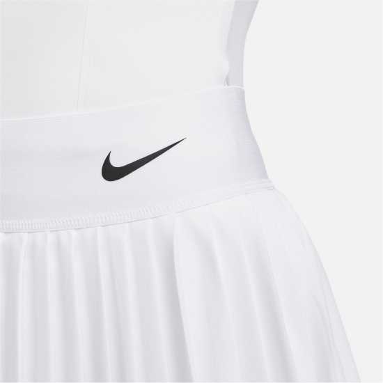 Nike Dri-FIT Advantage Women's Pleated Tennis Skirt White/Black Дамски къси панталони
