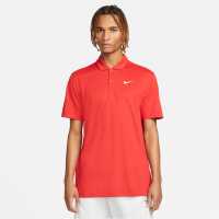 Nike Dri-FIT Men's Tennis Polo UNIVERSITY RED/WHITE Мъжки тениски с яка
