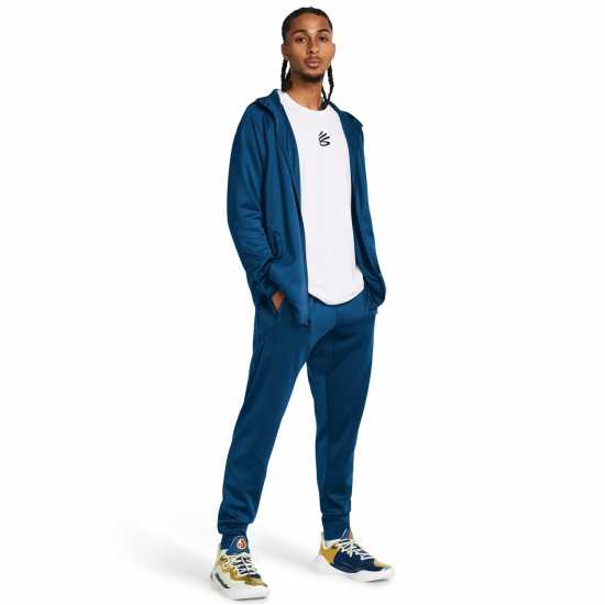 Under Armour Мъжко Спортно Долнище Curry Playable Knitted Jogging Bottoms Mens Синьо Мъжки спортни екипи в две части
