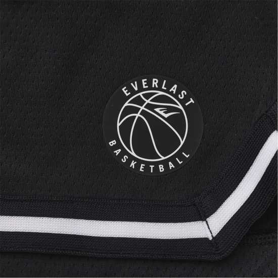 Детски къси панталони Everlast Basketball Short Juniors Черно/Бяло Everlast Basketball Short Juniors Черно/Бяло Детски къси панталони