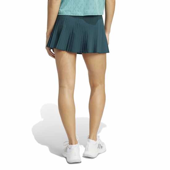 Adidas Wimbledon Pleated Skort Womens Aurora Ivy Дамски къси панталони
