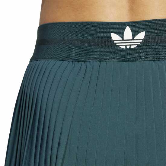 Adidas Wimbledon Pleated Skort Womens Aurora Ivy Дамски къси панталони