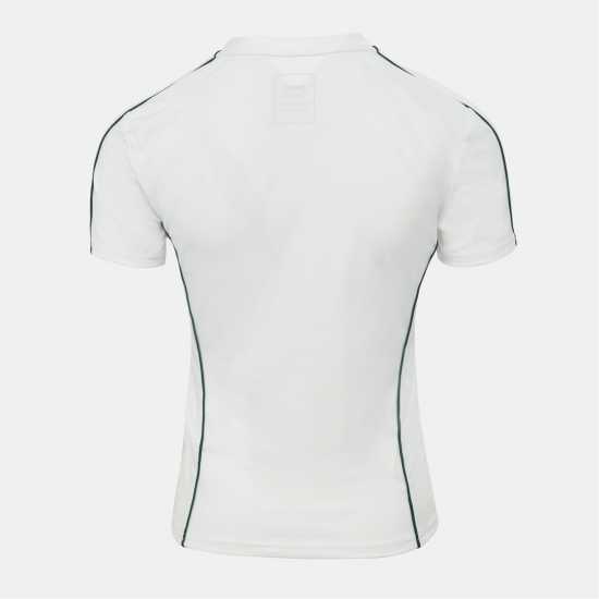 Slazenger Tech Contrast Detail Tennis Tee White 