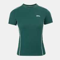Slazenger Tech Contrast Detail Tennis Tee Slazenger Tech Contrast Detail Tennis Tee