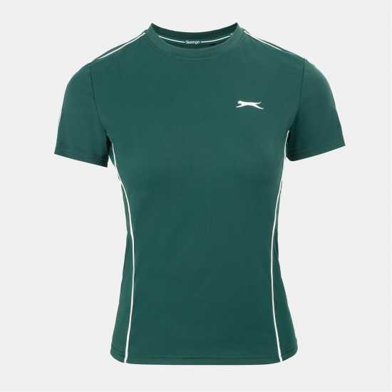 Slazenger Tech Contrast Detail Tennis Tee Slazenger Tech Contrast Detail Tennis Tee