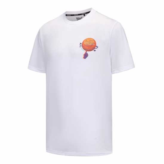 Everlast Short Sleeve Performance T-Shirts Mens Бяло Мъжки тениски и фланелки