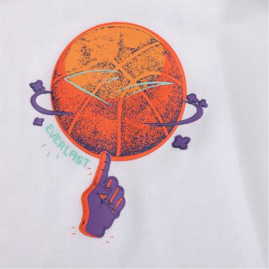 Everlast Short Sleeve Performance T-Shirts Mens Бяло Мъжки тениски и фланелки