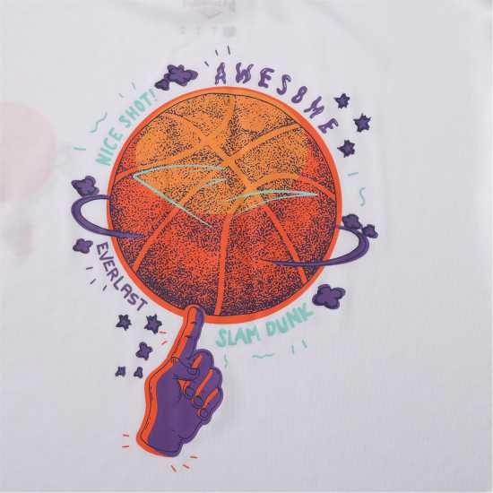 Everlast Short Sleeve Performance T-Shirts Mens Бяло Мъжки тениски и фланелки