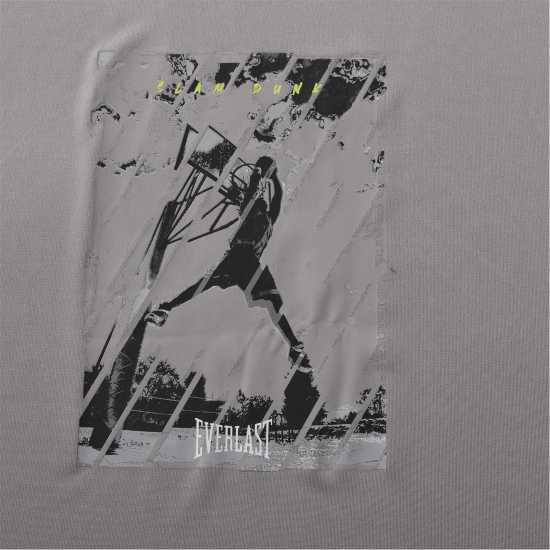Everlast Short Sleeve Performance T-Shirts Mens Сиво Мъжки тениски и фланелки