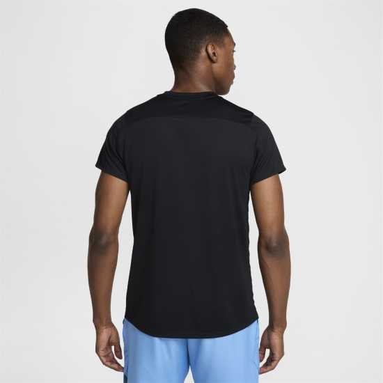 Nike Мъжка Риза Court Victory Tennis Shirt Mens Черно/Бяло Nike Мъжка Риза Court Victory Tennis Shirt Mens Черно/Бяло
