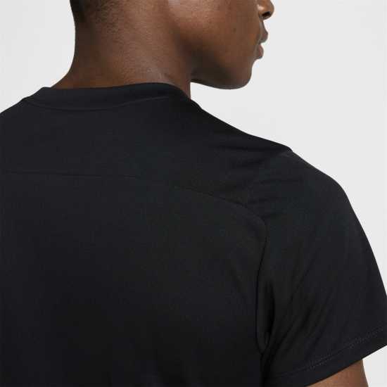 Nike Мъжка Риза Court Victory Tennis Shirt Mens Черно/Бяло Nike Мъжка Риза Court Victory Tennis Shirt Mens Черно/Бяло