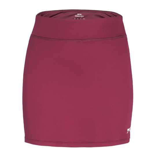 Slazenger Court Skort Womens Бордово Дамски къси панталони
