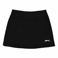 Slazenger Court Skort Junior Girls Black Детски къси панталони