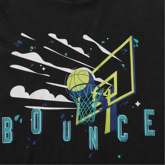 Everlast Basketball Short Sleeve Performance T-Shirts Juniors Черно Детски тениски и фланелки