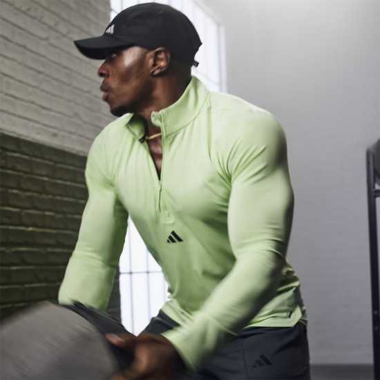 Мъжки дрехи за фитнес Adidas Мъжко Спортно Горнище Quarter-Zip Track Top Mens Adidas Мъжко Спортно Горнище Quarter-Zip Track Top Mens Мъжки дрехи за фитнес