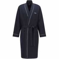 Hugo Boss Dressing Gown With Logo And Piping