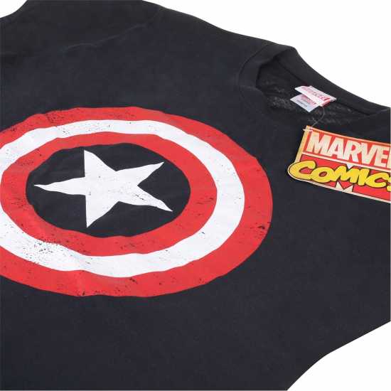 Marvel Comics Captain America T-Shirt Cpt America Детски тениски и фланелки