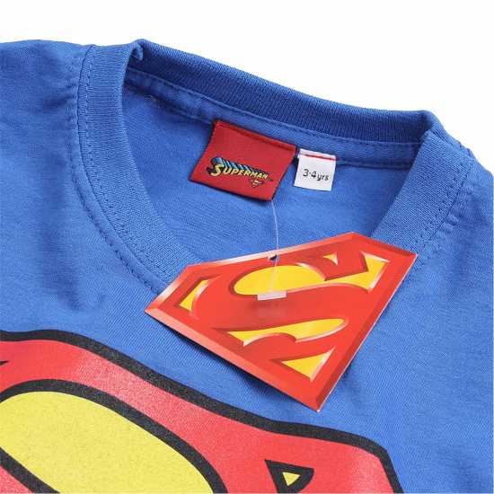 Dc Comics Comics Shrt Slv T Jn00 Superman Детски тениски и фланелки