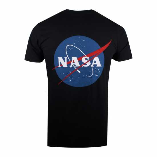 Nasa Core Logo T-Shirt Черно Мъжко облекло за едри хора