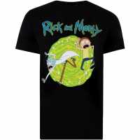 Character & Morty T-Shirt  Мъжко облекло за едри хора