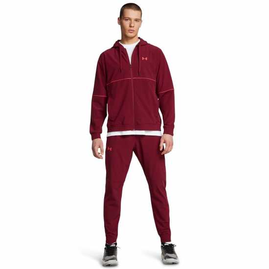 Мъжки спортни екипи в две части Under Armour Armour Ua Baseline Woven Pant Tracksuit Bottom Mens Red Under Armour Armour Ua Baseline Woven Pant Tracksuit Bottom Mens Red Мъжки спортни екипи в две части