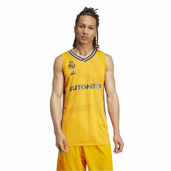 Adidas Real Madrid Basketball Shirt 2024 2025 Mens  