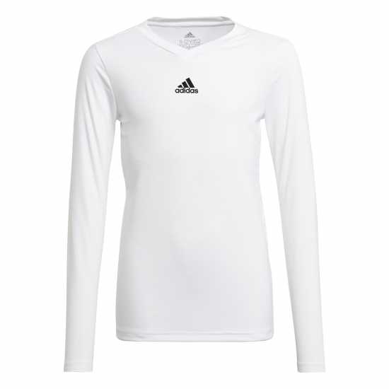 Детски основен слой дрехи Adidas Team Base Tee Juniors White Adidas Team Base Tee Juniors White Детски основен слой дрехи