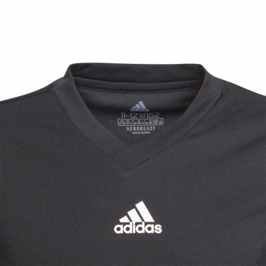 Детски основен слой дрехи Adidas Team Base Tee Juniors Black Adidas Team Base Tee Juniors Black Детски основен слой дрехи