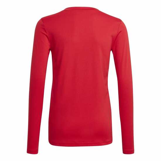 Adidas Team Base Tee Juniors Отбор Сила Червено Детски основен слой дрехи