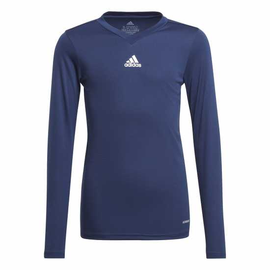 Adidas Team Base Tee Juniors Отбор Нави Син Детски основен слой дрехи