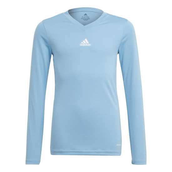 Adidas Team Base Tee Juniors Светло синьо Детски основен слой дрехи