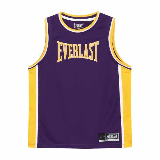 Everlast Basketball Set Junior Purple/yellow Детски къси панталони