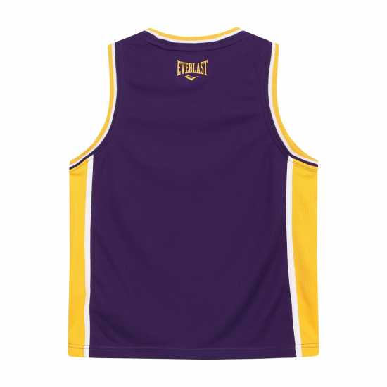 Everlast Basketball Set Junior Purple/yellow Детски къси панталони