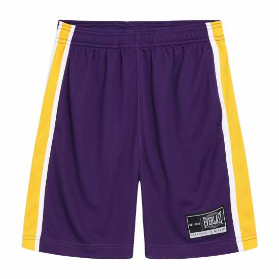 Everlast Basketball Set Junior Purple/yellow Детски къси панталони