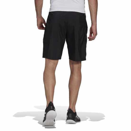 Adidas Мъжки Шорти Club 3 Stripe Shorts Mens Black/White - Мъжки къси панталони