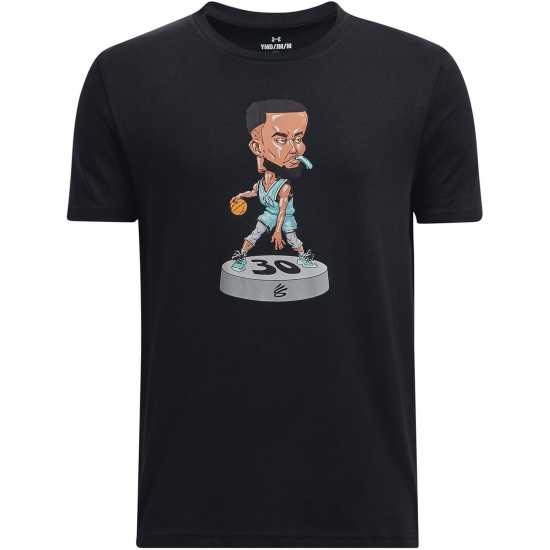 Under Armour Cry Bobblehead Ss Jn99 Black Детски тениски и фланелки