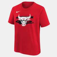 Nike Nba Team Logo Graphic Ss T-Shirt BULLS