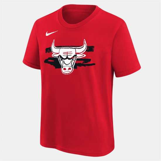 Nike Nba Team Logo Graphic Ss T-Shirt BULLS Nike Nba Team Logo Graphic Ss T-Shirt BULLS