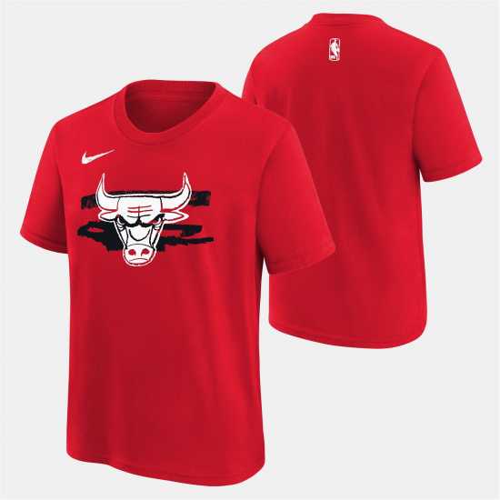 Nike Nba Team Logo Graphic Ss T-Shirt BULLS Nike Nba Team Logo Graphic Ss T-Shirt BULLS